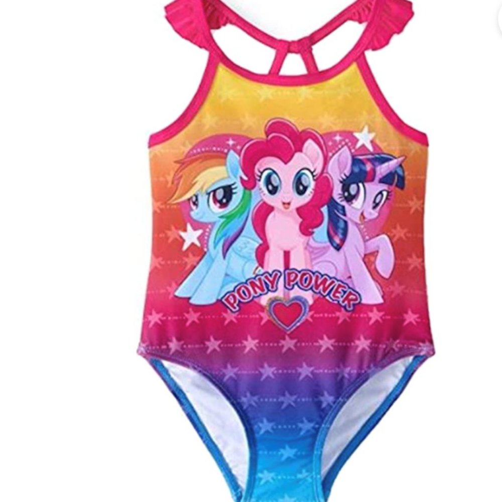 Swimsuit My Little Pony toddler girls size 2T new 85% polyester 15% spandex